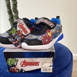 Marvel Avengers Superhero Sneakers for Kids size 9